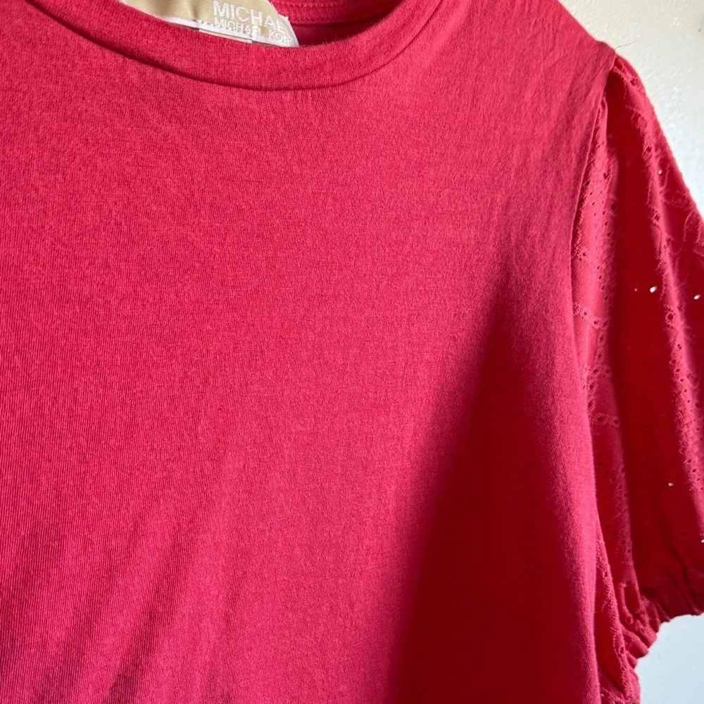 Michael Kors Vibrant Red Top